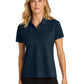 Women's Pocketless Moisture Wicking Polo - LK240 - River Blue Navy