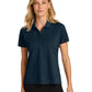 Women's Pocketless Moisture Wicking Polo - LK240 - River Blue Navy