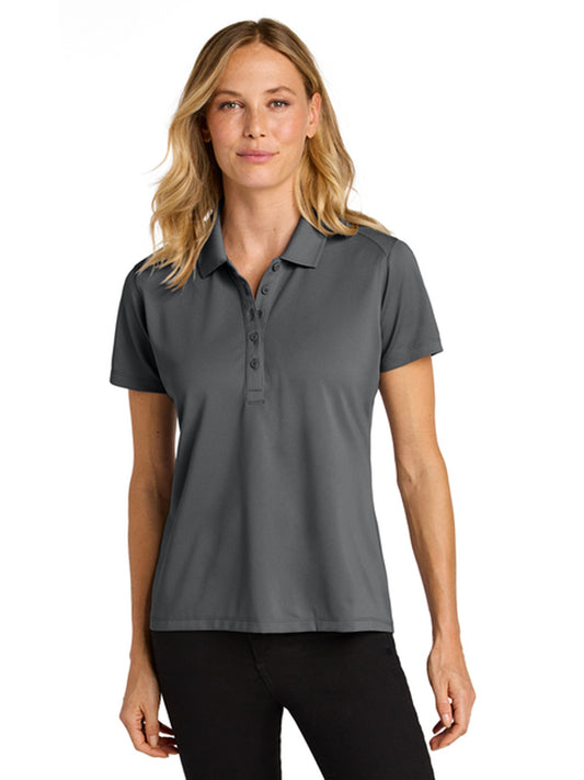 Women's Pocketless Moisture Wicking Polo - LK240 - Storm Grey