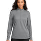 Women's Wearever Performance Pique 1/4-Zip Sweatshirt - LK241 - Gusty Grey