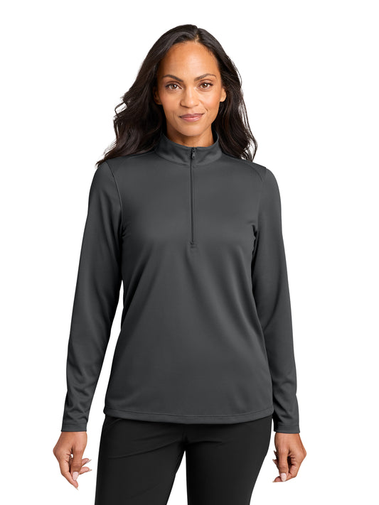 Women's Wearever Performance Pique 1/4-Zip Sweatshirt - LK241 - Storm Grey