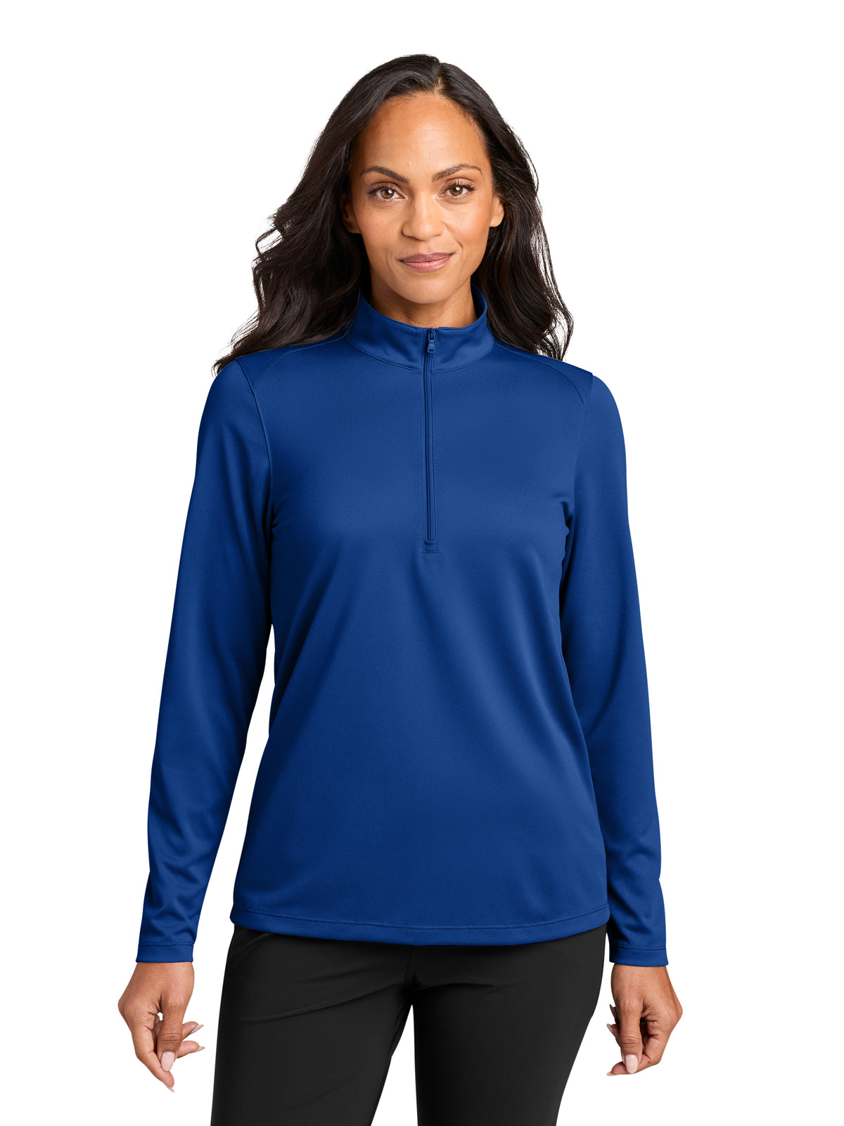 Women's Wearever Performance Pique 1/4-Zip Sweatshirt - LK241 - True Royal