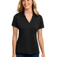 Women's Performance Staff Polo - LK398 - Black