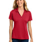Women's Performance Staff Polo - LK398 - Engine Red