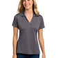 Women's Performance Staff Polo - LK398 - Graphite