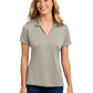 Women's Performance Staff Polo - LK398 - Silver