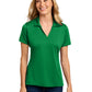 Women's Performance Staff Polo - LK398 - Spring Green
