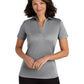 Women's Heathered Silk Touch Performance Polo - LK542 - Shadow Grey Heather