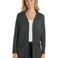 Women's Long Pocket Cardigan - LK5434 - Grey Smoke