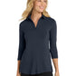 Women's Luxe Knit Tunic - LK5601 - River Blue Navy