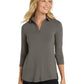 Women's Luxe Knit Tunic - LK5601 - Sterling Grey