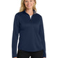 Women's 1/4-Zip Pullover - LK584 - Navy/Steel Grey