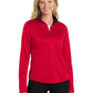 Women's 1/4-Zip Pullover - LK584 - Red/Black