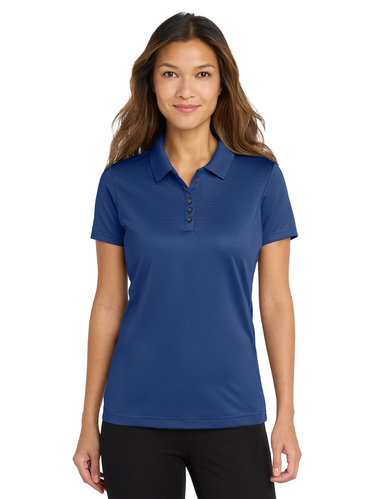 Women's Eclipse Stretch Polo - LK587 - Estate Blue