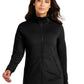 Women's Stretch Fleece Jacket - LK595 - Black