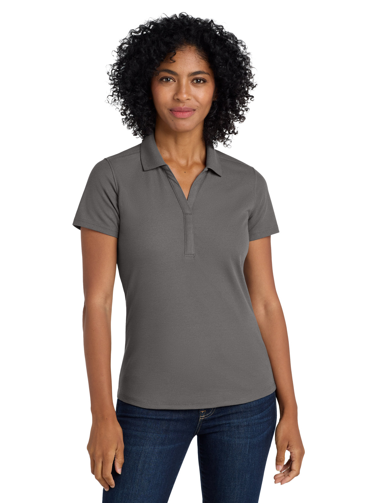 Women's EZPerformance Pique Polo - LK600 - Sterling Grey