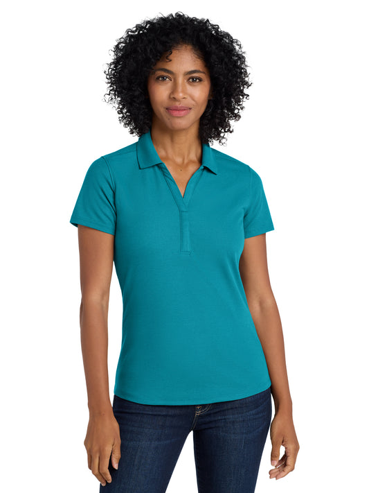 Women's EZPerformance Pique Polo - LK600 - Teal