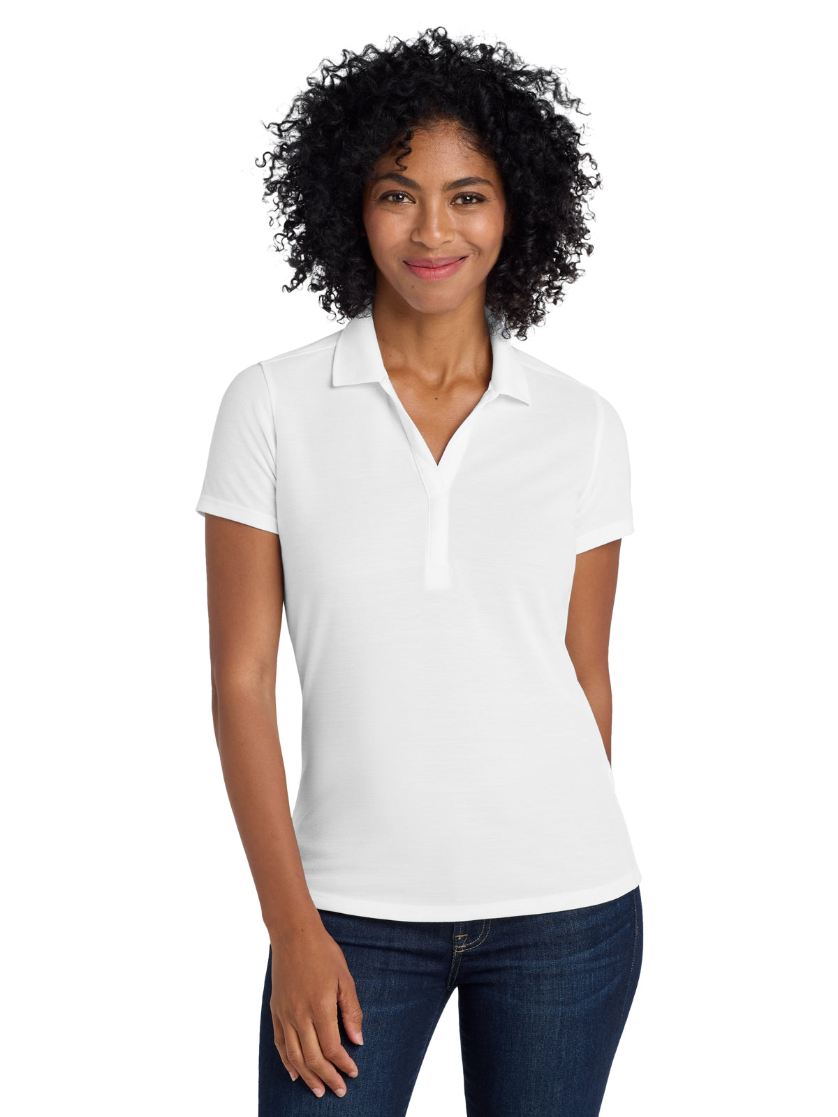 Women's EZPerformance Pique Polo - LK600 - White