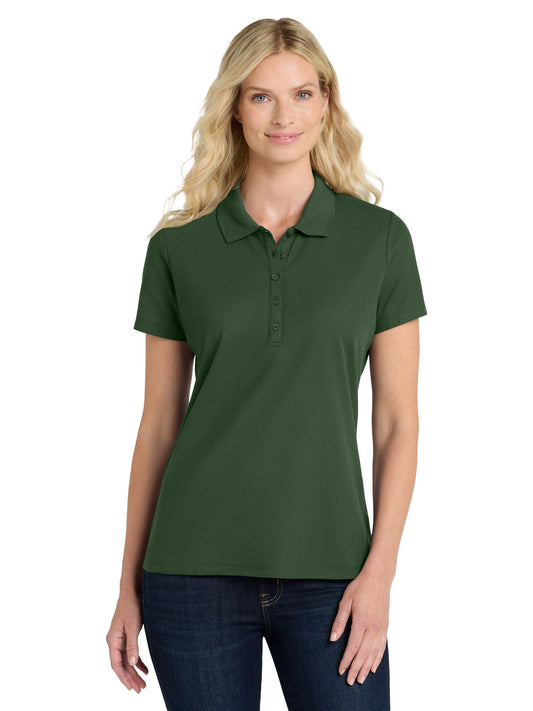 Women's SuperPro React Polo - LK810 - Dark Green
