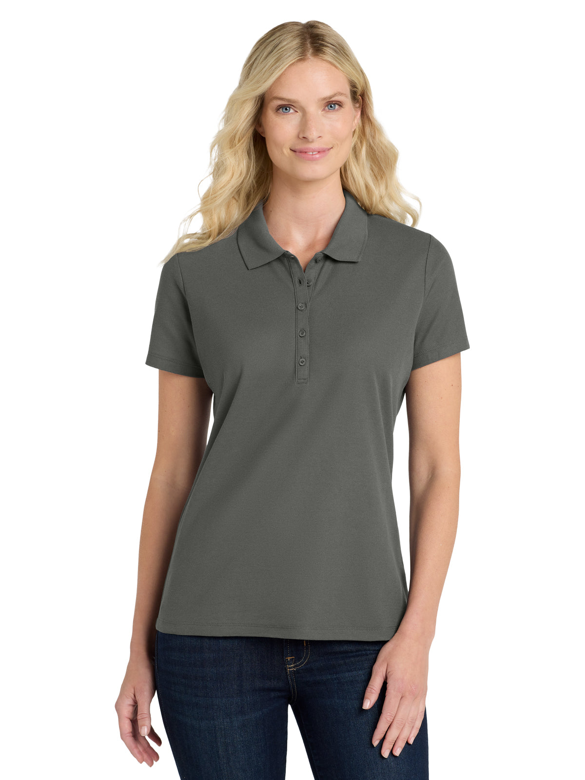 Women's SuperPro React Polo - LK810 - Storm Grey
