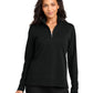 Women's Breakwater 1/4-Zip Pullover Sweatshirt - LK821 - Deep Black