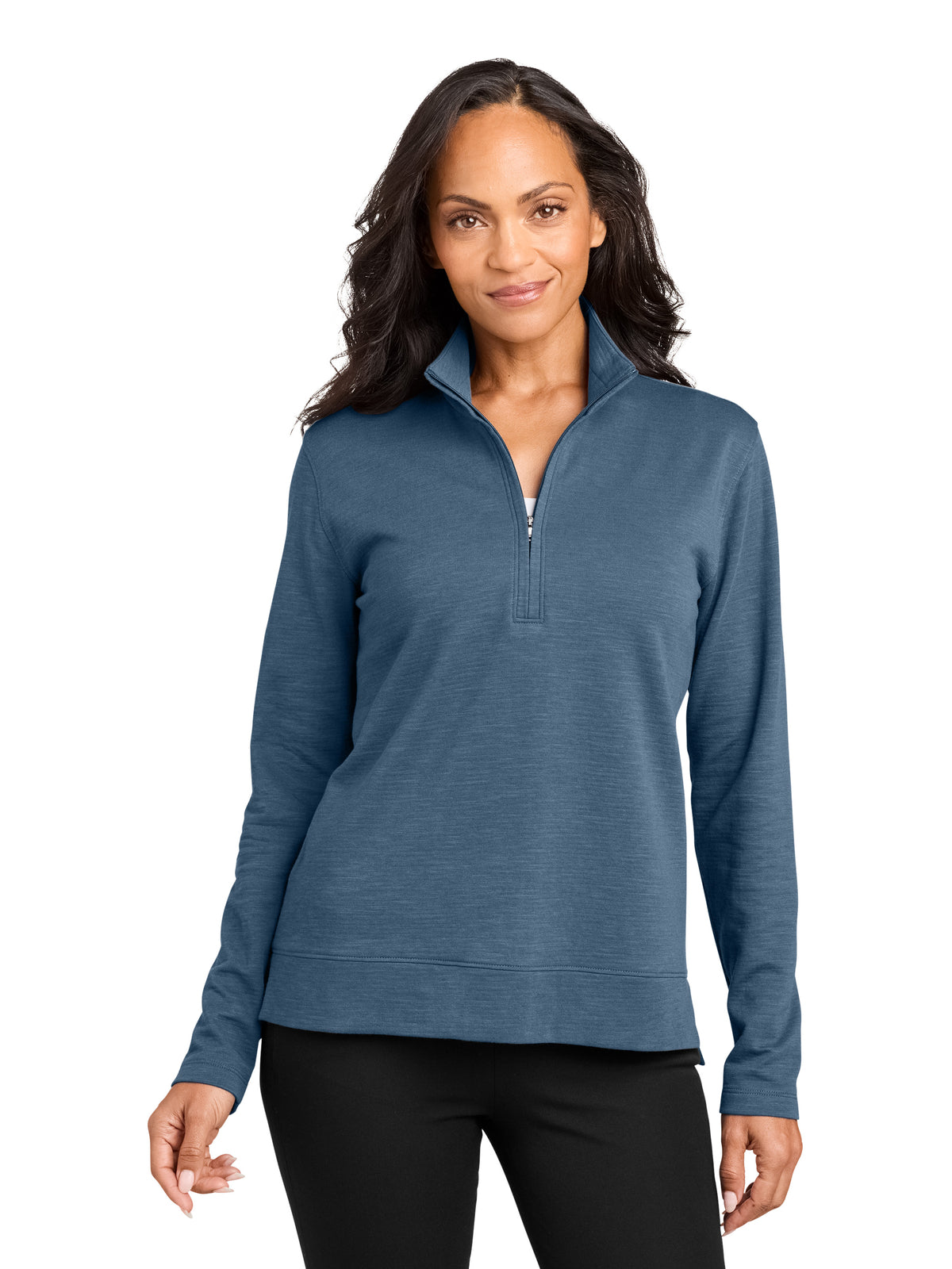 Women's Breakwater 1/4-Zip Pullover Sweatshirt - LK821 - Dusk Blue