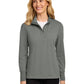 Women's Fairway Stretch 1/4-Zip Pullover - LK829 - Shadow Grey