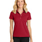 Women’s Dry Zone Stain-Release Grid Polo - LK845 - Rich Red