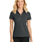 Women’s Dry Zone Stain-Release Grid Polo - LK845 - Seal Grey