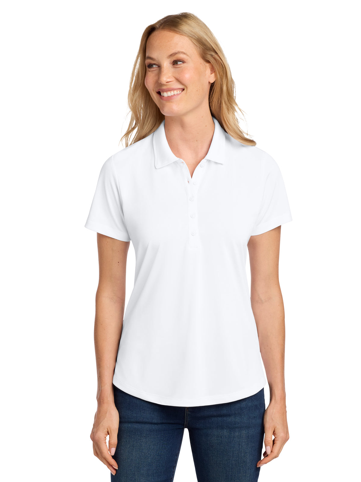 Women's C-Free Snag-Proof Polo Shirt - LK864 - White