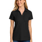 Women's Pique Polo - LK867 - Black