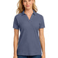 Women's Pique Polo - LK867 - Navy Heather