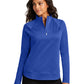 Women's Pocketless Quarter-Zip Sweatshirt - LK870 - True Royal