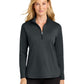Women's C-FREE Double Knit 1/4-Zip Sweatshirt - LK880 - Grey Steel Heather