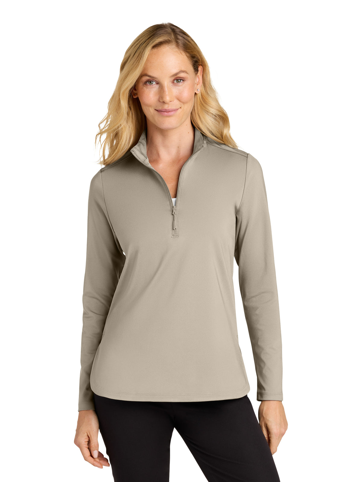 Women's C-FREE Double Knit 1/4-Zip Sweatshirt - LK880 - Sahara