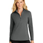 Women's C-FREE Double Knit 1/4-Zip Sweatshirt - LK880 - Smoke Grey