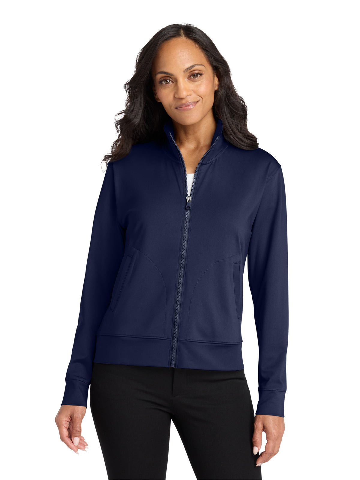 Women's C-FREE® Double Knit Full-Zip Sweatshirt - LK881 - True Navy