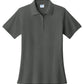 Women's Pocketless Core Blend Pique Polo - LKP155 - Charcoal