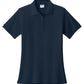 Women's Pocketless Core Blend Pique Polo - LKP155 - Deep Navy