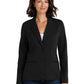 Women's Knit Blazer - LM2000 - Black