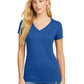 Women's Heritage Blend V-Neck Tee - LNEA101 - Royal