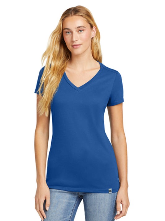 Women's Heritage Blend V-Neck Tee - LNEA101 - Royal