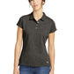 Women's Slub Twist Polo - LNEA301 - Black Twist