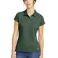 Women's Slub Twist Polo - LNEA301 - Dark Green Twist