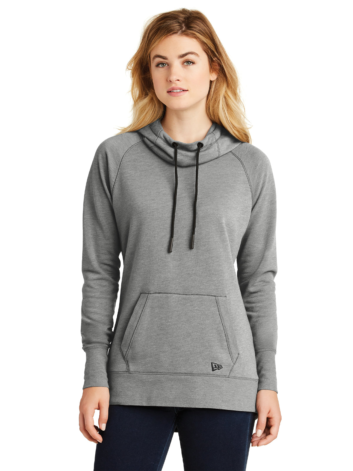 Women's Fleece Hoodie - LNEA510 - Shadow Grey Heather