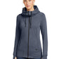 Women's Tri-Blend Fleece Full-Zip Hoodie - LNEA511 - True Navy Heather