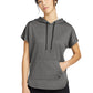 Women's Performance Terry Short Sleeve Hoodie - LNEA533 - Graphite Heather