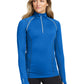 Women's Pocketless 1/4-Zip Pullover - LOE335 - Electric Blue