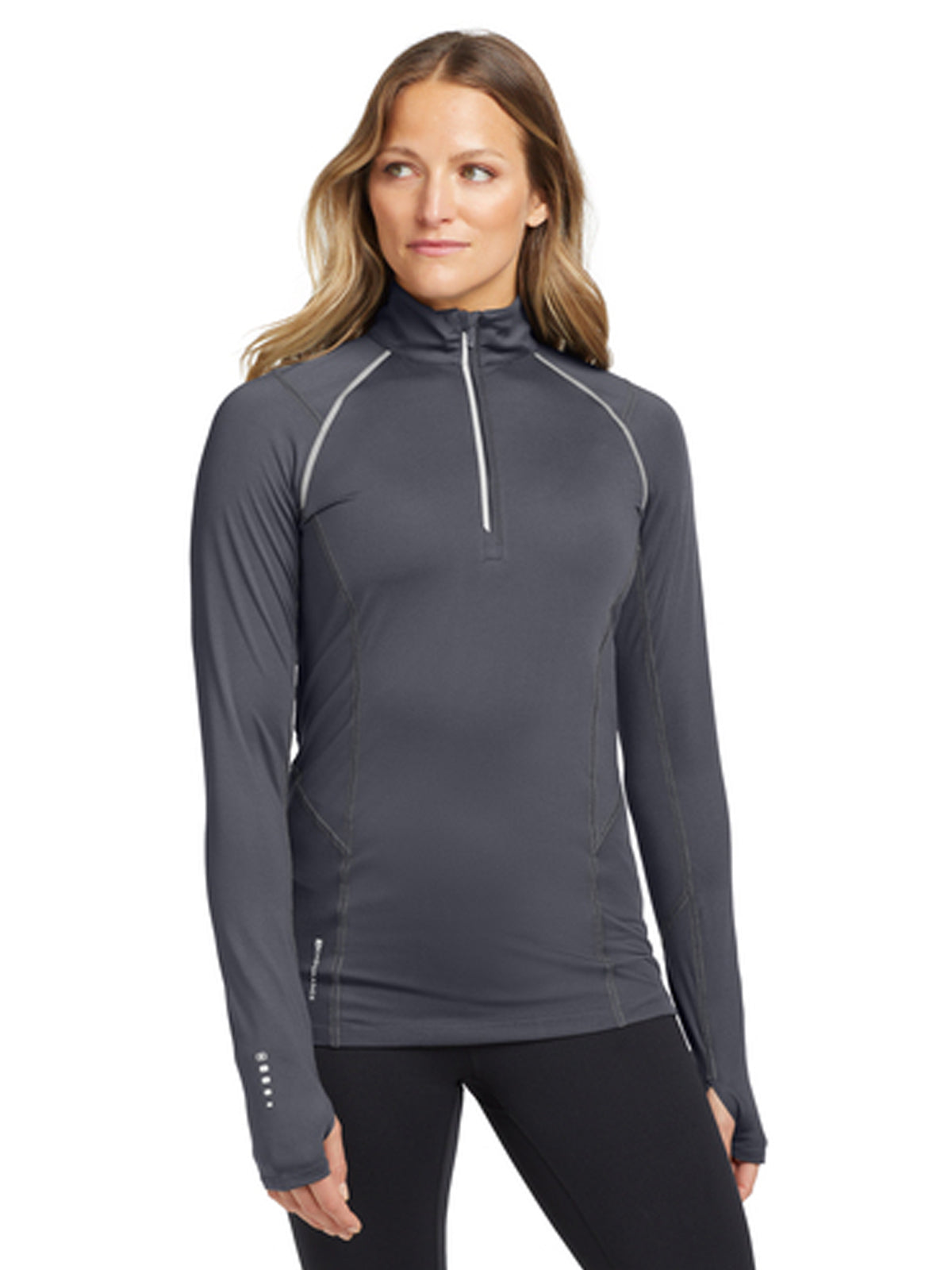 Women's Pocketless 1/4-Zip Pullover - LOE335 - Gear Grey