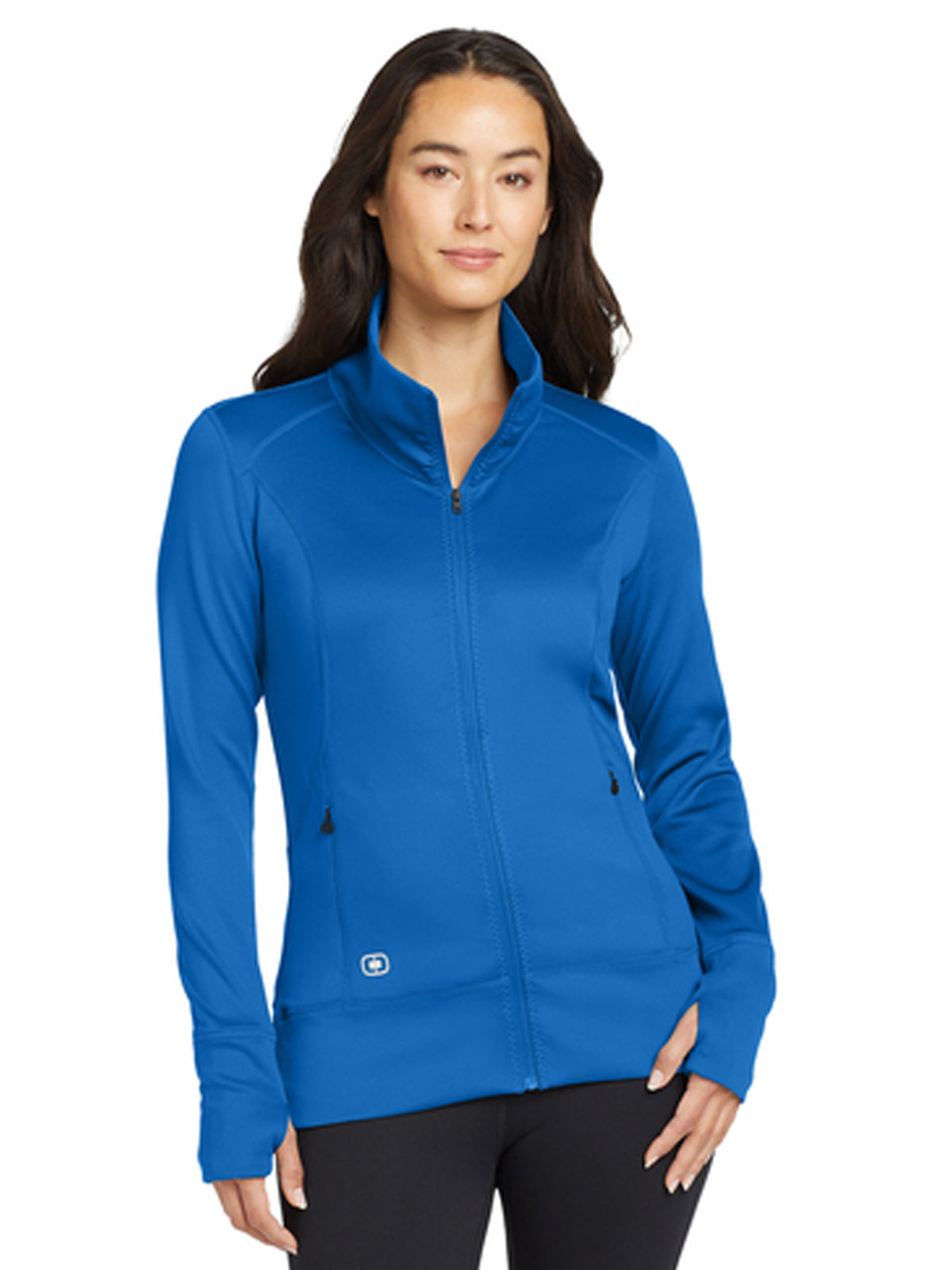 Women's 2-Pocket Full-Zip Fulcrum Jacket - LOE700 - Electric Blue